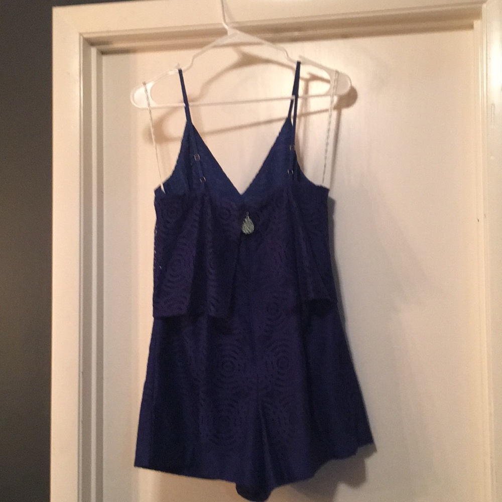 Lilly Pulitzer Caia Lace Romper. - Picture 5 of 9